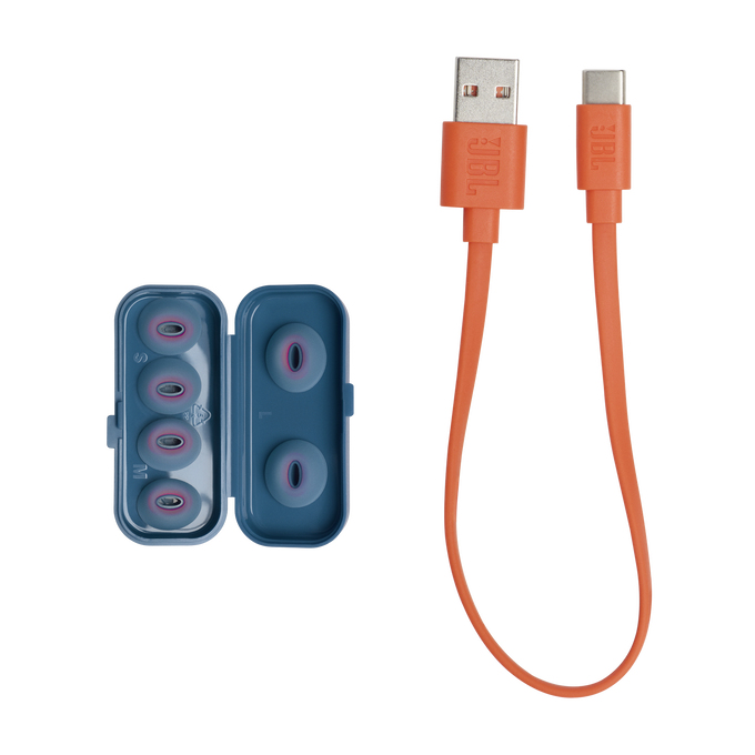 JBL Tune Flex - Blue - True wireless Noise Cancelling earbuds - Detailshot 10 image number null